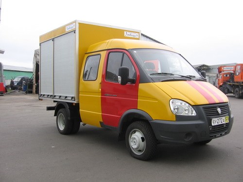 Автомобиль-фургон с кузовом мастерской АФМ 33023 ЛЮБАВА (вариант для газовой службы)