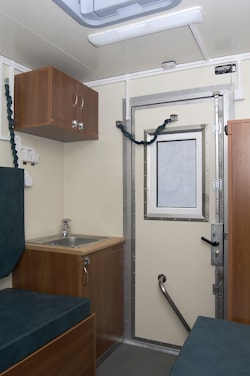 Автоэлектростанция (вид внутри кузова)