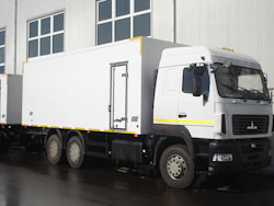 Фургон c кузовом мастерской АФМ 6312 для транспортировки эталонных гирь