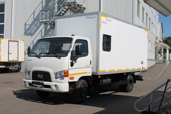 Фургон мастерская АФМ Hyundai HD-78  «Любава»