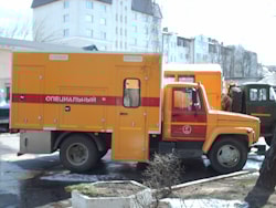 Фургон мастерская АФМ 3309 ЛЮБАВА (вариант 4, вид сбоку)