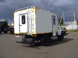 Фургон мастерская АФМ 33081 ЛЮБАВА (вид сзади)