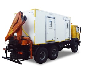 Фургон мастерская АФМ-6317 с манипуляторным устройством  